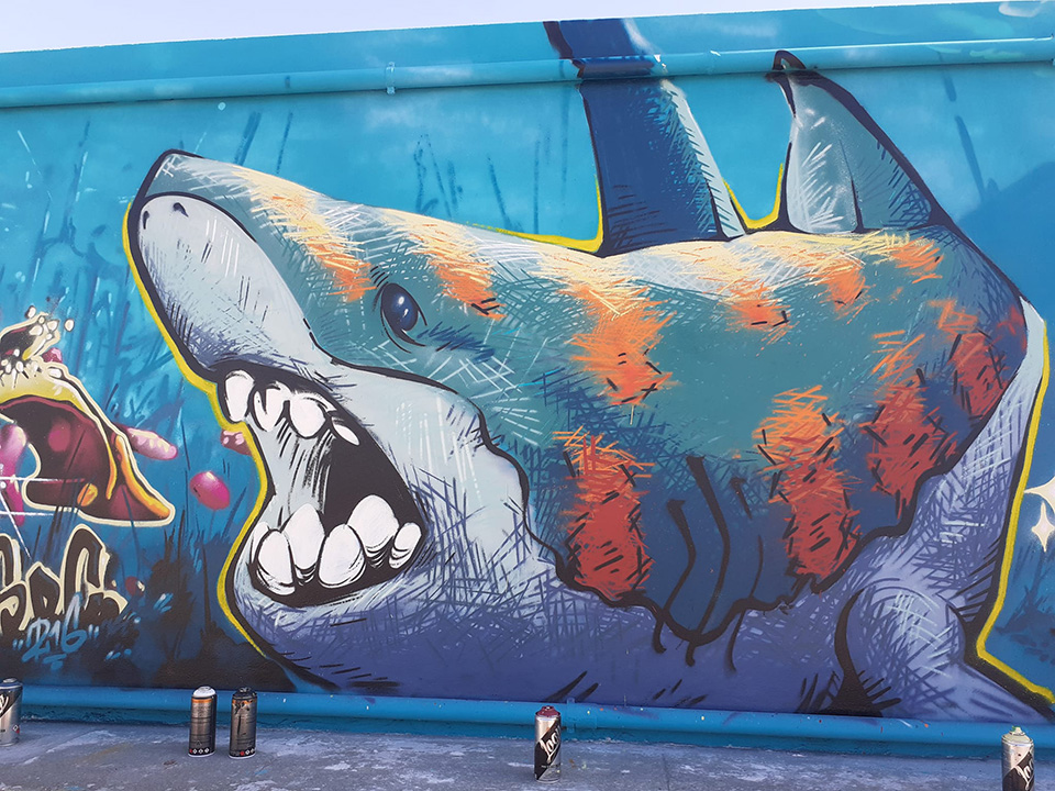 murales squalo